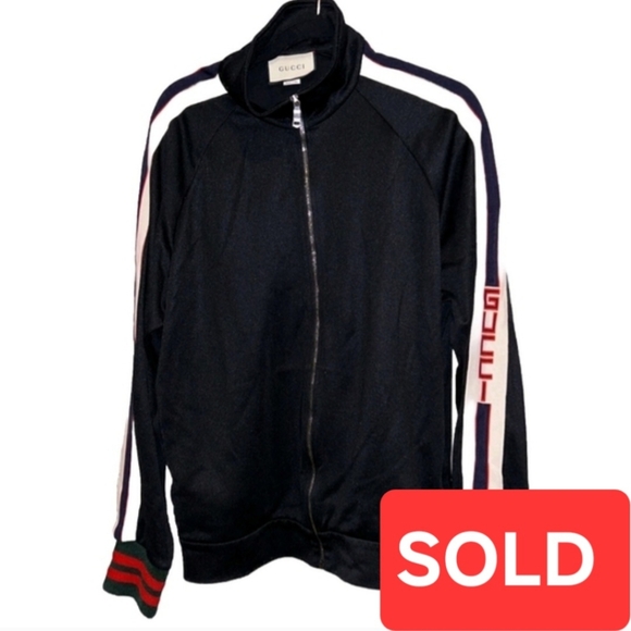 Gucci Other - Gucci Technical Jersey Track Jacket Black (Unisex) Size 54/XXL (EUC)